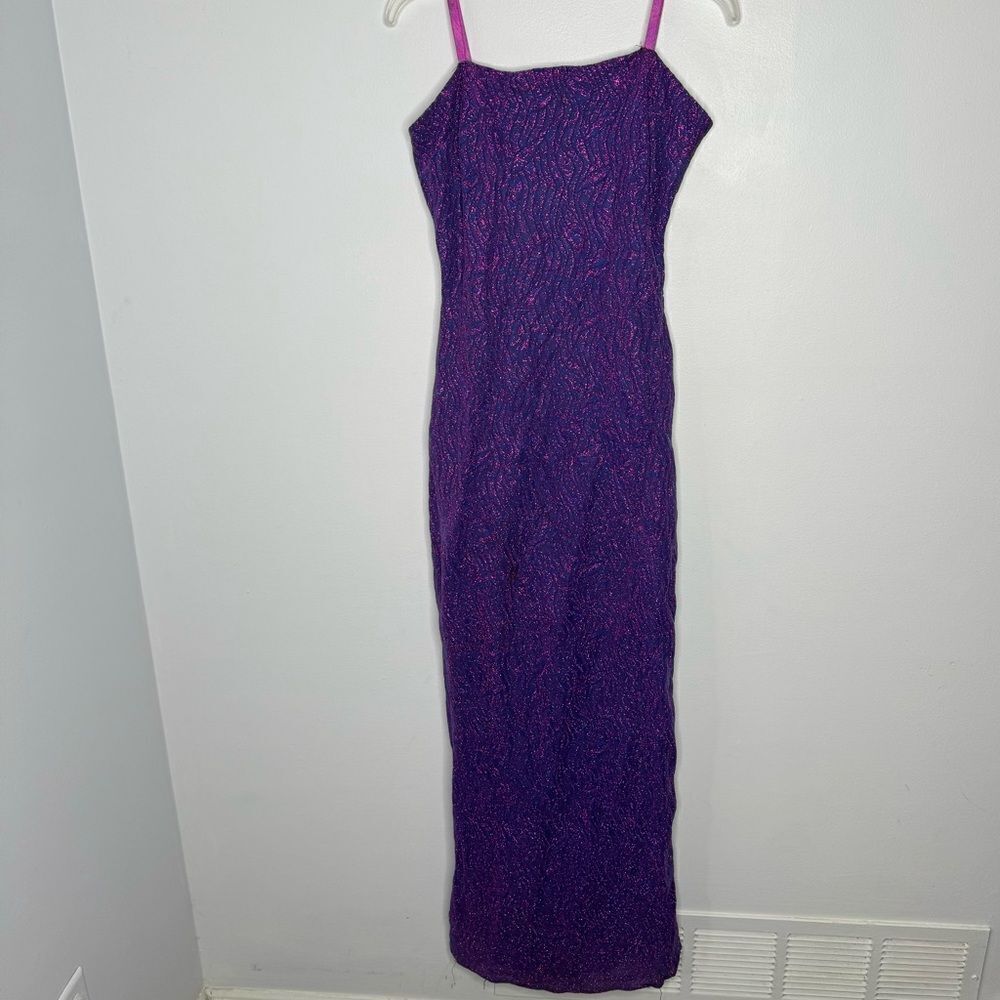 Jessica McClintock for Gunne Sax purple dress